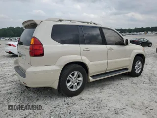 2003 Lexus GX 470 z VIN JTJBT20X830012682, wystawiony jako Copart lot #59507195 z przebiegiem 267 158 mil mil oraz Tytuł czysty. Historia ofert i sprzedaży dostępna na DreamBid. Obrazek 3.