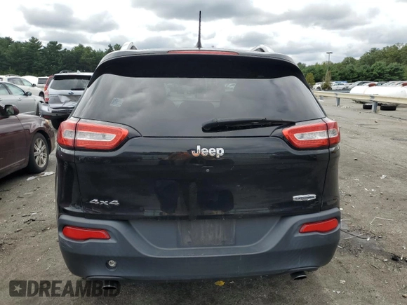 2014 Jeep Cherokee Latitude with VIN 1C4PJMCS2EW260064, listed as a Copart auction lot 64789614 with 201,358 mi miles and Salvage Title. Bid and sale history available at carsss.com. Image 6.