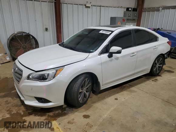2016 Subaru Legacy 2.5i Limited with VIN 4S3BNBN6XG3033552, listed as a Copart auction lot 46248885 with 168,499 mi miles and Salvage Title. Bid and sale history available at carsss.com. Image 1.