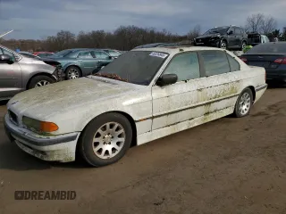 2000 BMW 7 Series 740iL with VIN WBAGH834XYDP07127, listed as a Copart auction lot 45226845 with 0 mi miles and Non Repairable. Bid and sale history available at carsss.com. Image 1.
