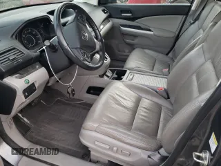 2014 Honda CR-V EX-L with VIN 2HKRM4H74EH648388, listed as a Copart auction lot 75747274 with 63,100 mi miles and Salvage Title. Bid and sale history available at carsss.com. Image 7.