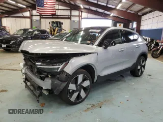 2023 Volvo C40 Recharge Pure Electric Ultimate with VIN YV4ED3GM3P2063688, listed as a Copart auction lot 78669843 with 9,761 mi miles. Bid and sale history available at carsss.com. Image 1.