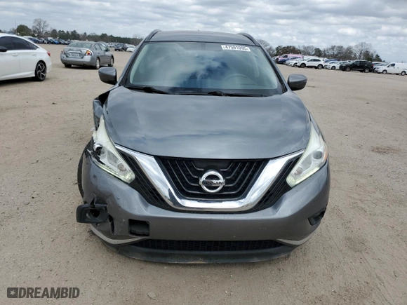 2016 Nissan Murano S with VIN 5N1AZ2MG2GN142386, listed as a Copart auction lot 47591095 with 132,496 mi miles and Salvage Title. Bid and sale history available at carsss.com. Image 5.