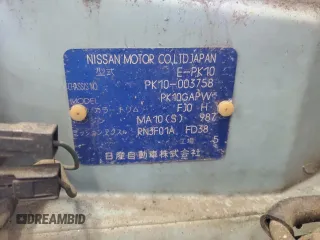1989 Nissan Micra z VIN PK10003758, wystawiony jako Copart lot #53714055 z przebiegiem 123 061 mil mil oraz Tytuł czysty. Historia ofert i sprzedaży dostępna na DreamBid. Obrazek 12.