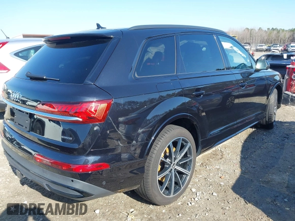 2021 Audi Q7 Premium Plus with VIN WA1LXAF70MD037030, listed as a IAAI auction lot 41776143 with 52,787 mi miles and . Bid and sale history available at DreamBid. Image 4.