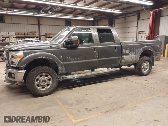 2015 Ford Super Duty F-250 SRW Lariat with VIN 1FT7W2B67FEA92133, listed as a IAAI auction lot 41399580 with 123,051 mi miles. Bid and sale history available at carsss.com. Image 14.