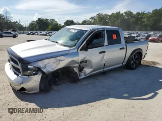 2017 Ram 1500 Express with VIN 1C6RR7KTXHS846379, listed as a Copart auction lot 61911185 with 65,243 mi miles and Salvage title. Bid and sale history available at DreamBid. Image 1.
