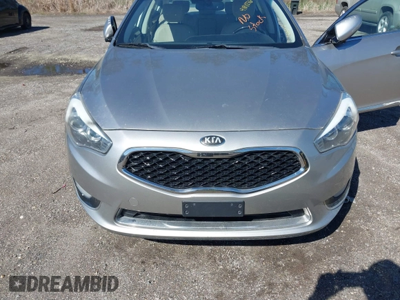 2014 Kia Cadenza Premium with VIN KNALN4D7XE5159404, listed as a IAAI auction lot 41811236 with 108,666 mi miles. Bid and sale history available at carsss.com. Image 6.