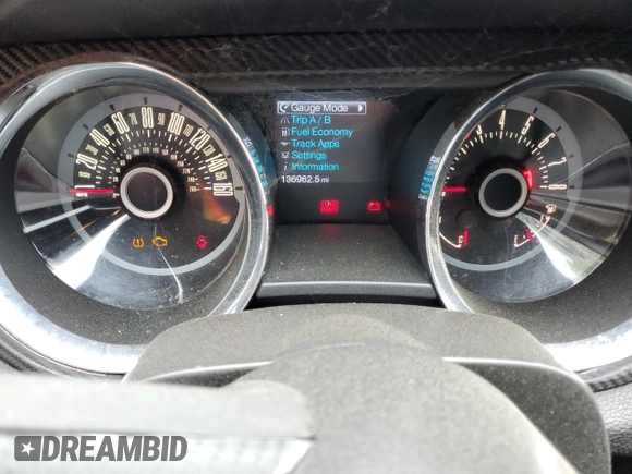 2013 Ford Mustang V6 with VIN 1ZVBP8EMXD5213980, listed as a Copart auction lot 60423625 with 220,419 mi miles and Salvage title. Bid and sale history available at DreamBid. Image 9.