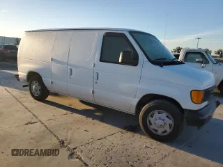 2004 Ford Econoline Cargo with VIN 1FTRE14W64HA29300, listed as a Copart auction lot 49806545 with 116,855 mi miles and Salvage Title. Bid and sale history available at carsss.com. Image 4.
