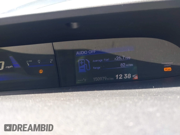 2013 Honda Civic EX with VIN 19XFB2F83DE252125, listed as a IAAI auction lot 41948687 with 150,979 mi miles and . Bid and sale history available at DreamBid. Image 16.