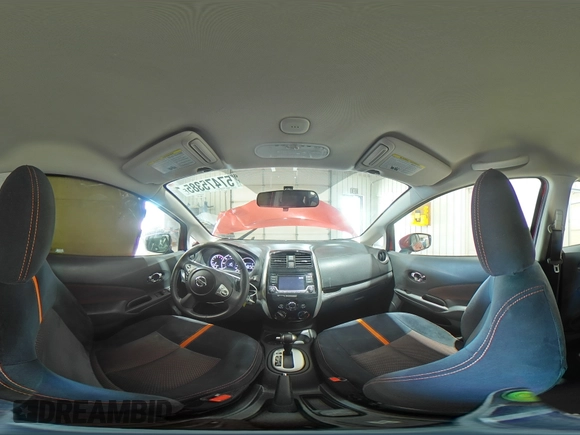 2015 Nissan Note S Plus with VIN 3N1CE2CP0FL390180, listed as a Copart auction lot 57475385 with 51,033 mi miles and Salvage title. Bid and sale history available at DreamBid. Image 14.