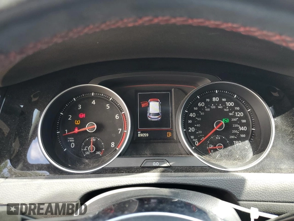 2018 Volkswagen GTI S с VIN 3VW447AU8JM265163, выставлен на аукционе Copart как лот 57427285 с пробегом 89 059 миль миль и Списание • Salvage title. История ставок и продаж доступна на DreamBid. Изображение 9.