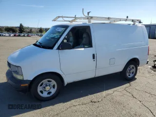 2004 Chevrolet Astro Cargo Van with VIN 1GCDM19X34B112801, listed as a Copart auction lot 46345715 with 0 mi miles and Salvage Title. Bid and sale history available at carsss.com. Image 1.