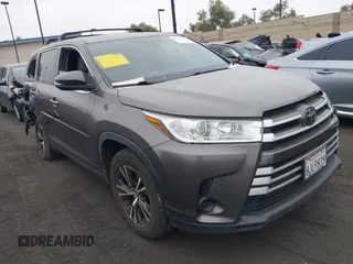 2019 Toyota Highlander LE with VIN 5TDZZRFH6KS316341, listed as a IAAI auction lot 42770526 with 143,743 mi miles and . Bid and sale history available at DreamBid. Image 1.
