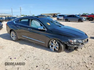 2017 Chevrolet Impala Premier with VIN 2G1145S32H9131776, listed as a Copart auction lot 58632535 with Not provided miles and Salvage title. Bid and sale history available at DreamBid. Image 4.