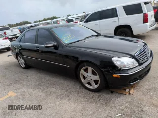 2005 Mercedes-Benz S-Class 4.3L with VIN WDBNG70J35A444217, listed as a Copart auction lot 74949084 with 0 mi miles and Salvage Title. Bid and sale history available at carsss.com. Image 4.