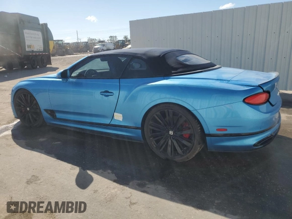 2023 Bentley Continental GT with VIN SCBDT4ZG2PC007396, listed as a Copart auction lot 73963464 with Not Provided miles and Non Repairable. Bid and sale history available at DreamBid. Image 2.
