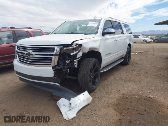 2015 Chevrolet Suburban LTZ with VIN 1GNSKKKC5FR691219, listed as a IAAI auction lot 41921973 with 169,119 mi miles and . Bid and sale history available at DreamBid. Image 2.