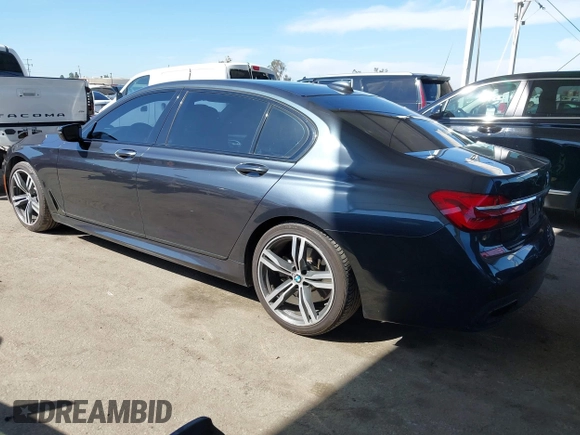 2019 BMW 7 Series 740i with VIN WBA7E2C53KB218375, listed as a IAAI auction lot 42008827 with 61,337 mi miles and . Bid and sale history available at DreamBid. Image 3.