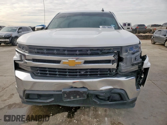 2020 Chevrolet Silverado 1500 LT with VIN 3GCPWCED8LG265694, listed as a Copart auction lot 48019665 with 0 mi miles and Salvage Title. Bid and sale history available at carsss.com. Image 5.