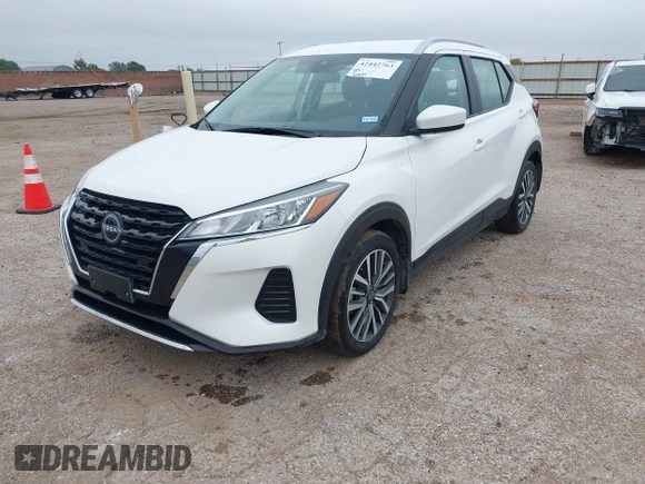 2023 Nissan Kicks SV with VIN 3N1CP5CV2PL470060, listed as a IAAI auction lot 42442763 with 35,827 mi miles and . Bid and sale history available at DreamBid. Image 18.