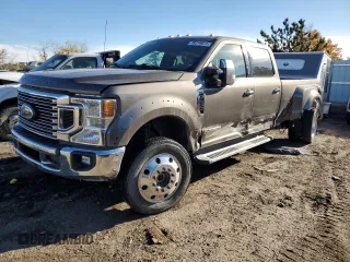 2022 Ford Super Duty F-450 DRW XL with VIN 1FT8W4DT2NEE85622, listed as a Copart auction lot 78214674 with 33,727 mi miles and Salvage Title. Bid and sale history available at carsss.com. Image 1.