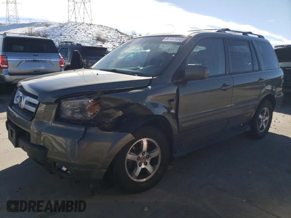 2008 Honda Pilot EX-L with VIN 5FNYF18528B027530, listed as a Copart auction lot 80157604 with 197,910 mi miles and Salvage Title. Bid and sale history available at DreamBid. Image 1.