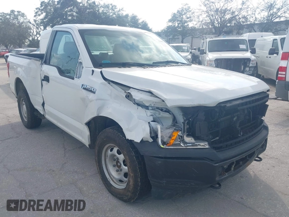2018 Ford F-150 XL with VIN 1FTMF1EBXJFB94518, listed as a IAAI auction lot 41463535 with 137,037 mi miles. Bid and sale history available at carsss.com. Image 6.