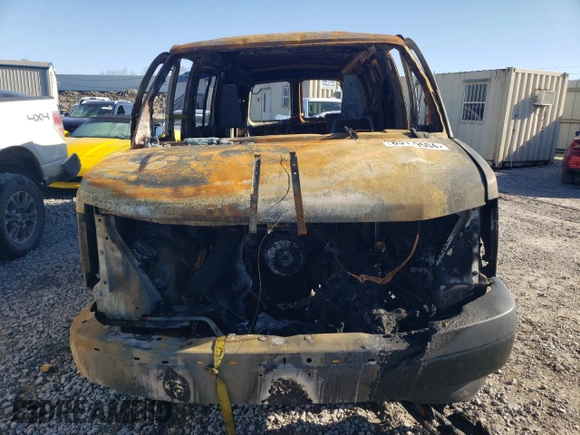 2020 Chevrolet Express Cargo Van with VIN 1GCWGAFG5L1274969, listed as a Copart auction lot 85119504 with 0 mi miles and Non Repairable. Bid and sale history available at carsss.com. Image 5.