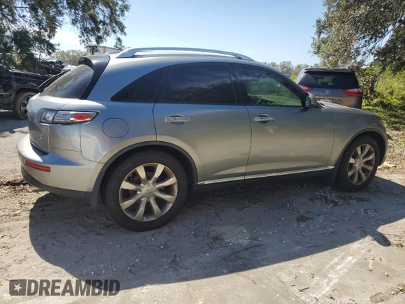 2006 Infiniti FX35 with VIN JNRAS08U86X103270, listed as a Copart auction lot 75599634 with 109,813 mi miles and Salvage Title. Bid and sale history available at carsss.com. Image 3.