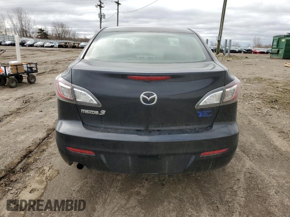 2013 Mazda 3 i SV with VIN JM1BL1TFXD1765660, listed as a Copart auction lot 51045195 with 161,749 mi miles and Salvage Title. Bid and sale history available at DreamBid. Image 6.
