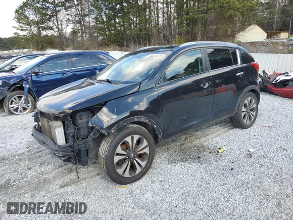 2011 Kia Sportage SX with VIN KNDPC3A62B7148977, listed as a Copart auction lot 44224375 with 130,762 mi miles and Salvage title. Bid and sale history available at DreamBid. Image 1.