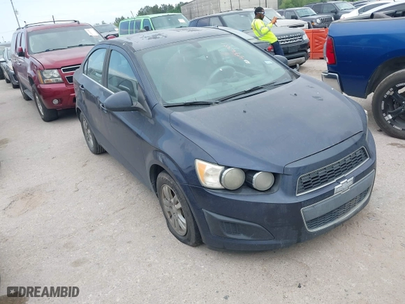 2015 Chevrolet Sonic LT with VIN 1G1JC5SH9F4127898, listed as a IAAI auction lot 41976381 with 148,658 mi miles. Bid and sale history available at carsss.com. Image 1.