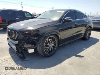 2024 Mercedes-Benz GLE 53 AMG with VIN 4JGFD6BB3RB196433, listed as a Copart auction lot 57479685 with 9,106 mi miles and Salvage title. Bid and sale history available at DreamBid. Image 1.