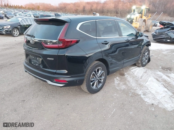 2020 Honda CR-V EX-L with VIN 5J6RW2H8XLL023150, listed as a IAAI auction lot 41043171 with 31,803 mi miles. Bid and sale history available at carsss.com. Image 4.