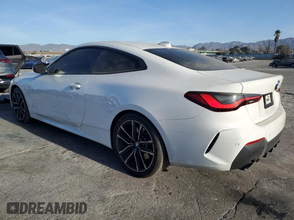 2021 BMW 4 Series 430i with VIN WBA53AP05MCG20694, listed as a Copart auction lot 85228344 with 25,979 mi miles and Salvage Title. Bid and sale history available at DreamBid. Image 2.