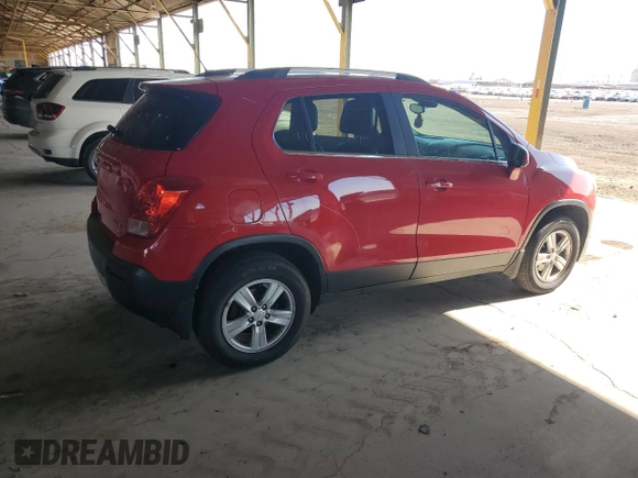 2016 Chevrolet Trax LT with VIN KL7CJPSB0GB655112, listed as a Copart auction lot 53492545 with 165,605 mi miles and Salvage Title. Bid and sale history available at carsss.com. Image 3.