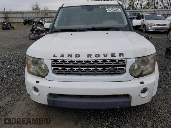2011 Land Rover LR4 HSE with VIN SALAG2D44BA559436, listed as a Copart auction lot 51960335 with 109,640 mi miles and Clean title. Bid and sale history available at DreamBid. Image 5.