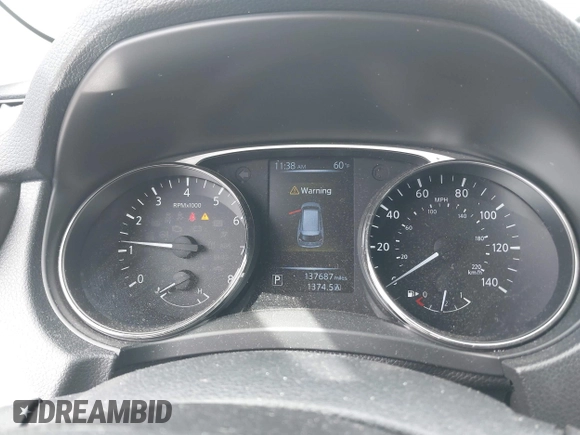 2016 Nissan Rogue S with VIN KNMAT2MT0GP643459, listed as a IAAI auction lot 41916602 with 137,687 mi miles and . Bid and sale history available at DreamBid. Image 7.