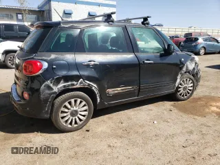 2014 FIAT 500L Easy with VIN ZFBCFABH7EZ020501, listed as a Copart auction lot 52253455 with 144,196 mi miles and Salvage Title. Bid and sale history available at carsss.com. Image 3.
