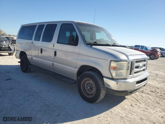 2010 Ford Econoline Wagon XL with VIN 1FBNE3BL0ADA34454, listed as a Copart auction lot 86090734 with 205,581 mi miles and Salvage Title. Bid and sale history available at carsss.com. Image 4.