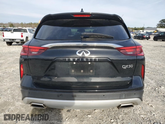 2021 Infiniti QX50 Essential z VIN 3PCAJ5CA3MF107005, wystawiony jako Copart lot #42410635 z przebiegiem 51 378 mil mil oraz Szkoda całkowita • Salvage title. Historia ofert i sprzedaży dostępna na DreamBid. Obrazek 6.