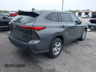 2023 Toyota Highlander L with VIN 5TDKDRAH6PS028110, listed as a IAAI auction lot 42427535 with 47,040 mi miles and . Bid and sale history available at DreamBid. Image 4.