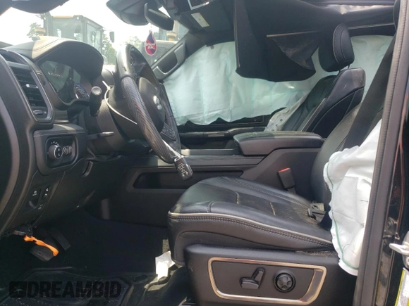 2019 Ram 1500 Limited with VIN 1C6SRFHT1KN625634, listed as a Copart auction lot 62355315 with 65,171 mi miles and Salvage title. Bid and sale history available at DreamBid. Image 7.