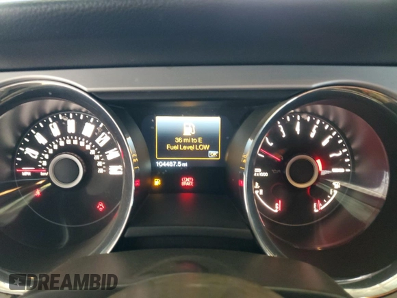 2014 Ford Mustang GT with VIN 1ZVBP8CF2E5327767, listed as a Copart auction lot 56540555 with 104,487 mi miles and Salvage title. Bid and sale history available at DreamBid. Image 9.