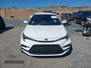 2025 Toyota Corolla SE with VIN 5YFS4MCE7SP217419, listed as a IAAI auction lot 41663699 with 7,260 mi miles. Bid and sale history available at carsss.com. Image 12.