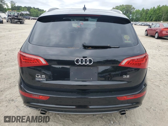 2012 Audi Q5 Prestige with VIN WA1WKAFP4CA101999, listed as a Copart auction lot 56594395 with 149,137 mi miles and Salvage title. Bid and sale history available at DreamBid. Image 6.