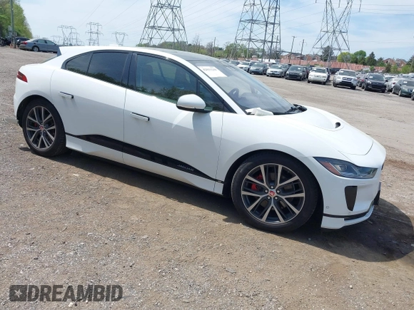 2020 Jaguar I-Pace SE with VIN SADHC2S1XL1F80407, listed as a IAAI auction lot 42033260 with 46,738 mi miles and . Bid and sale history available at DreamBid. Image 1.