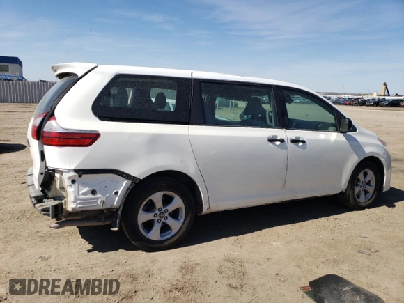 2018 Toyota Sienna L with VIN 5TDZZ3DC9JS929475, listed as a Copart auction lot 48541515 with 214,337 mi miles and Salvage Title. Bid and sale history available at DreamBid. Image 3.